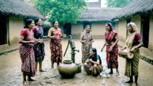 निमाड़ी विवाह गीत आंगणा मं किच्चड़ सखिबाई