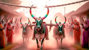 बैल दौड़ और तोरण प्रतियोगिता