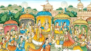 पांच बधावा आया निमाड़ी गणगौर गीत - LYRICS 1952