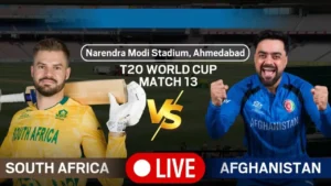 दक्षिण अफ्रीका बनाम अफगानिस्तान मैच