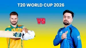 दक्षिण अफ्रीका बनाम अफगानिस्तान मैच