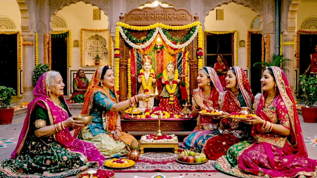 गणगौर माता खोल ए किवाड़ी - gangaur lyrics