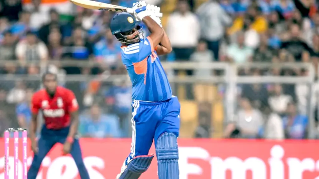 सैमसन की विस्फोटक पारी