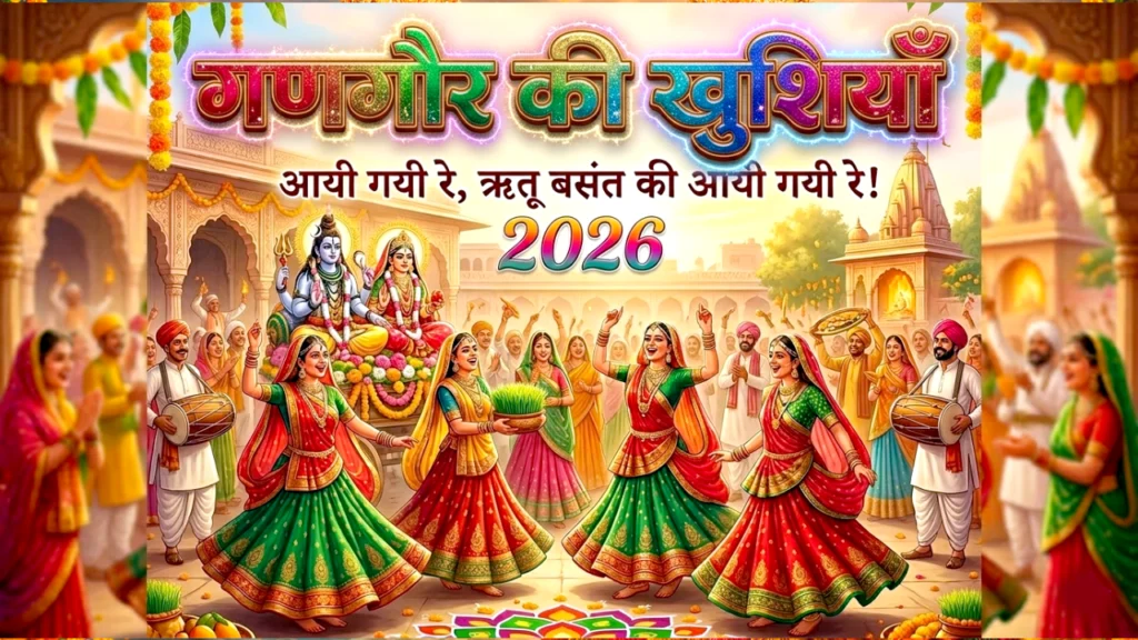 गणगौर की खुशियाँ - 2026 Gangaur geet lyrics 