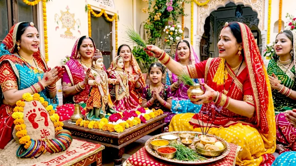 गणगौर पर्व की पूजा विधि