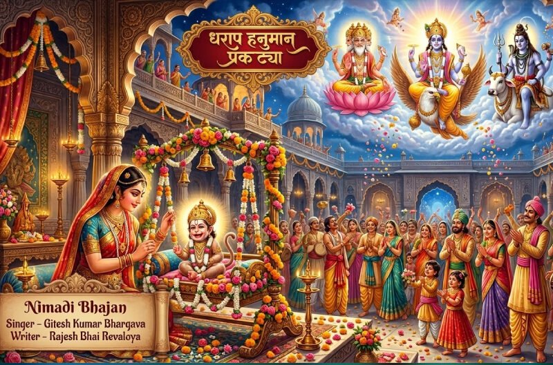 धरा प हनुमान प्रकट्या - Nimadi lyrics 2026