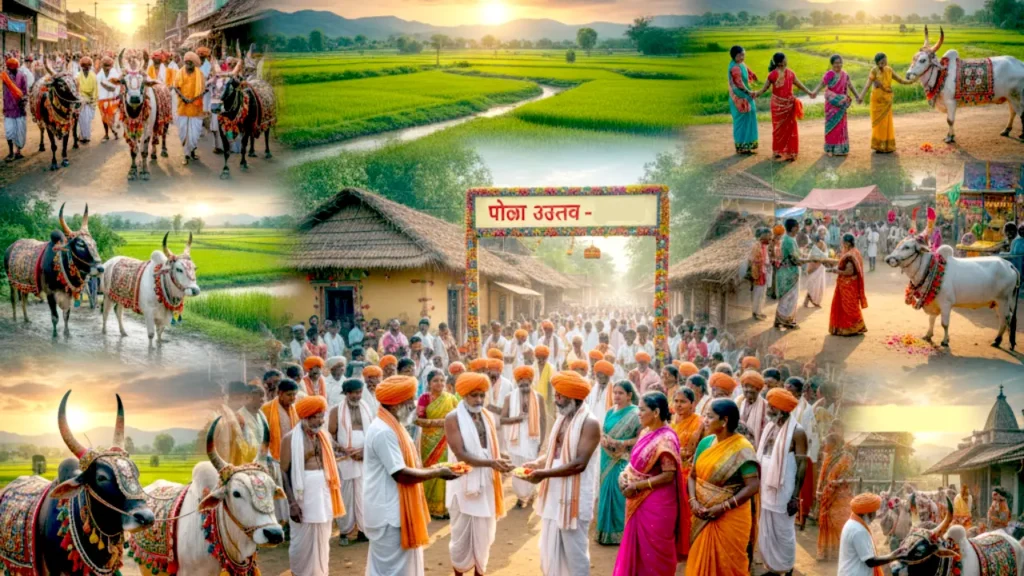 पोळा पर्व - किसानो का 1 जीवंत त्यौहार