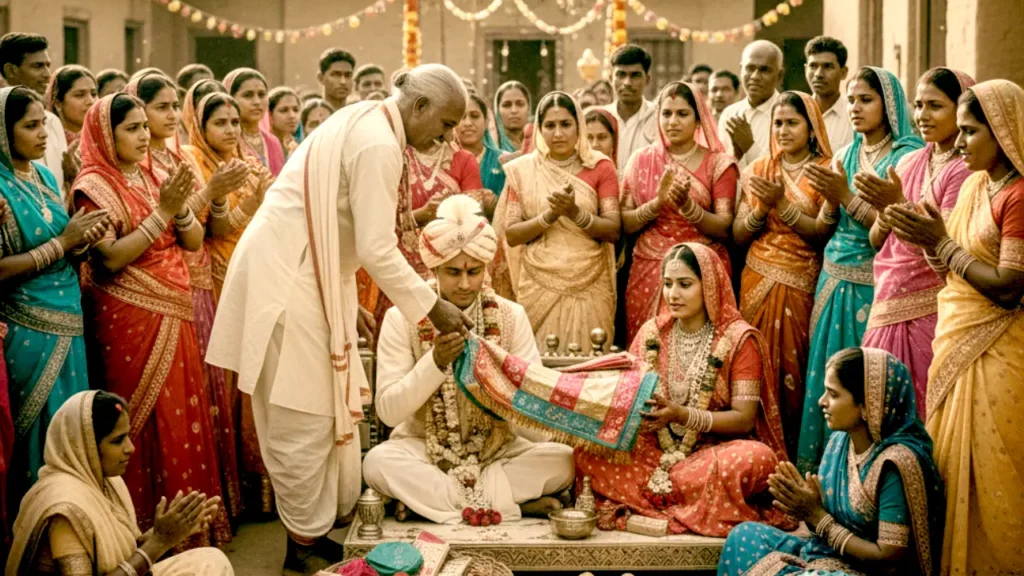 मामेरा पेरावणी - परम्परागत निमाड़ी गीत 1952 - Lyrics