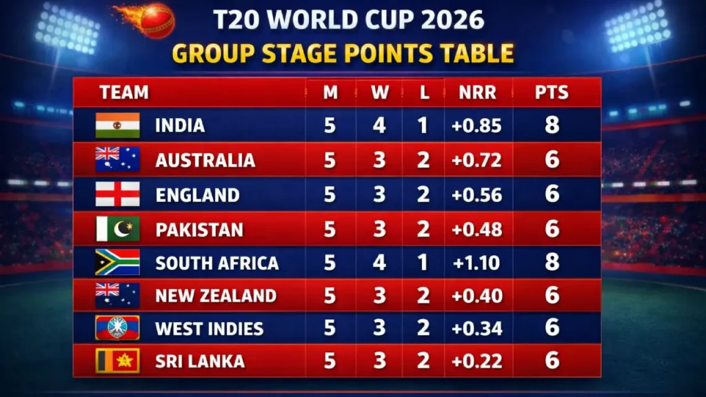T20 World Cup 2026 : Super-8