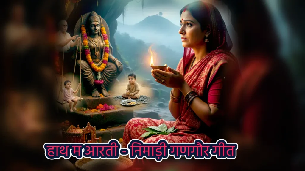 हाथ म आरती - निमाड़ी गणगौर गीत