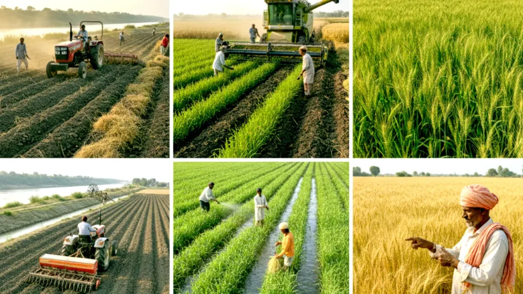 निमाड़ क्षेत्र में रबी की फसल गेहूं-चना 1 पारंपरिक खेती