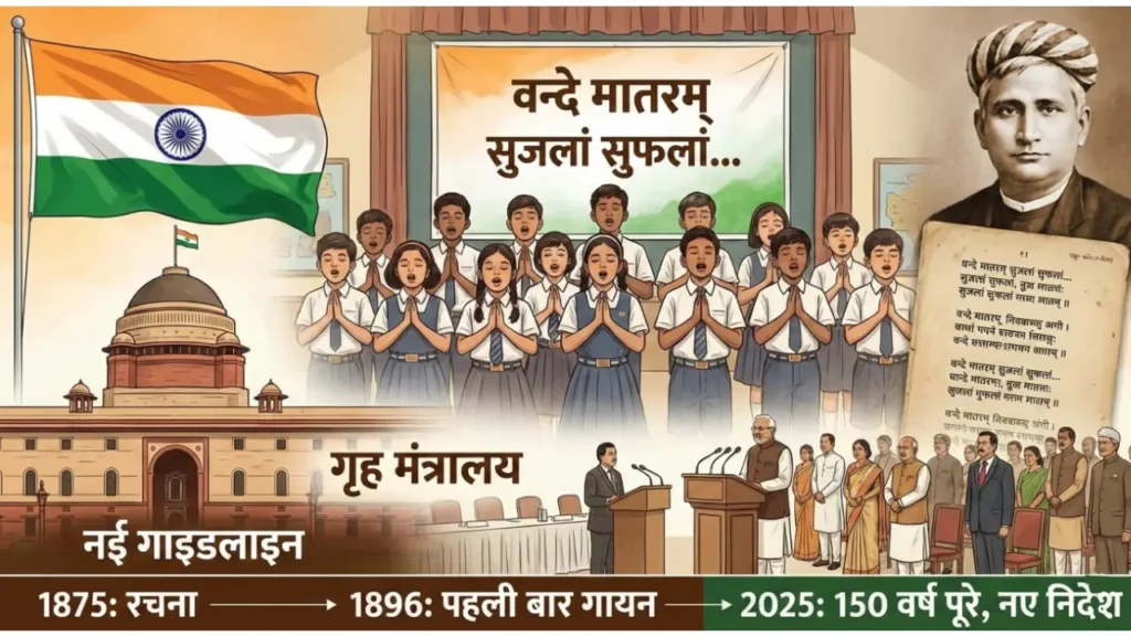 राष्ट्रगीत ‘वंदे मातरम’ केंद्र सरकार की नई गाइडलाइन 2026