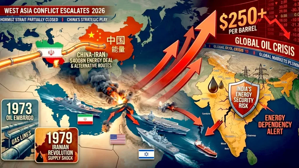ईरान-इज़राइल-अमेरिका 2026 युद्ध और वैश्विक तेल संकट
