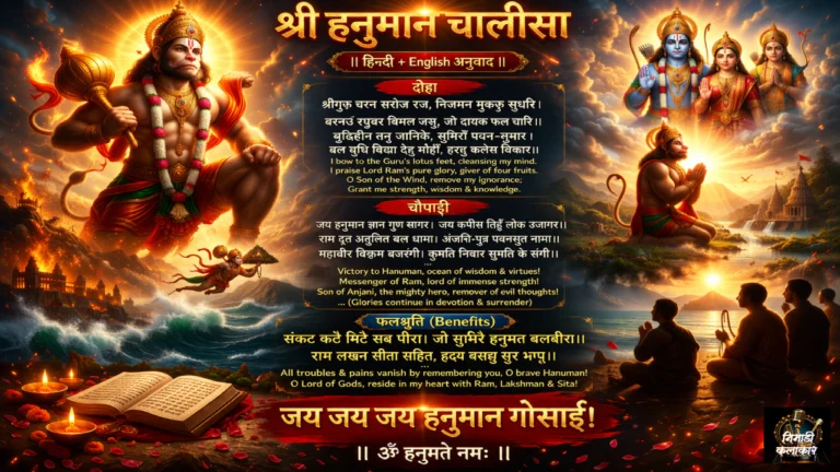 HANUMAN CHALISA HINDI ENGLISH TRANSLATION