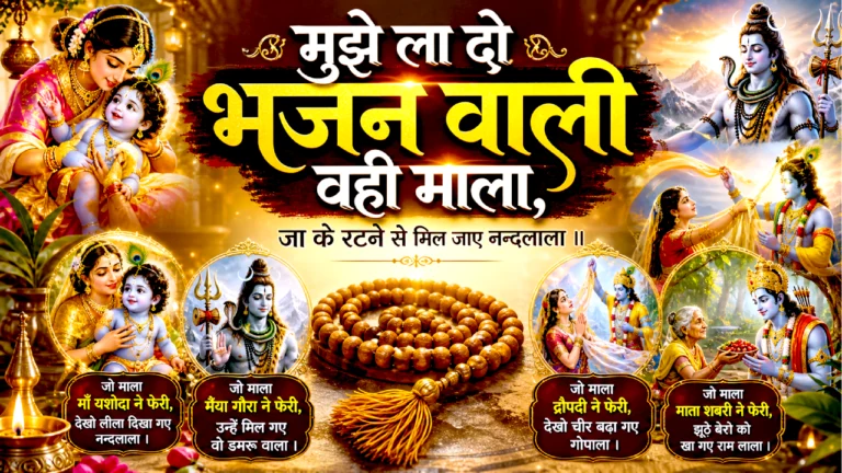 मुझे ला दो भजन वाली वही माला - Lyrics 2026